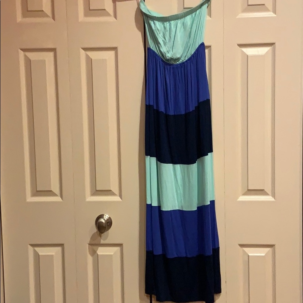 Long Maxi Strapless Dress